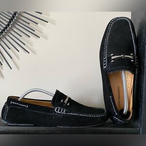 Johnston & Murphy Black Loafers